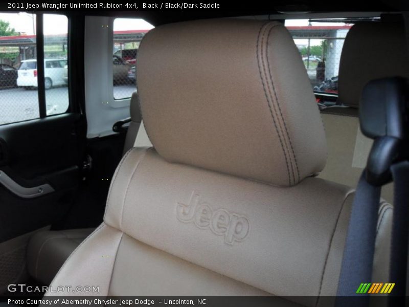 Black / Black/Dark Saddle 2011 Jeep Wrangler Unlimited Rubicon 4x4