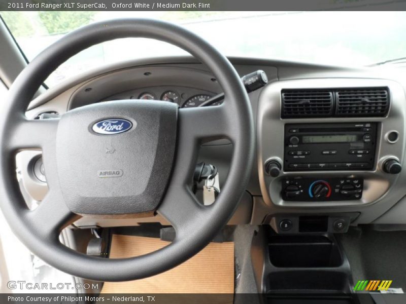 Oxford White / Medium Dark Flint 2011 Ford Ranger XLT SuperCab