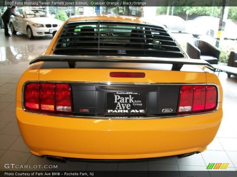Grabber Orange / Black/Orange 2007 Ford Mustang Saleen Parnelli Jones Edition