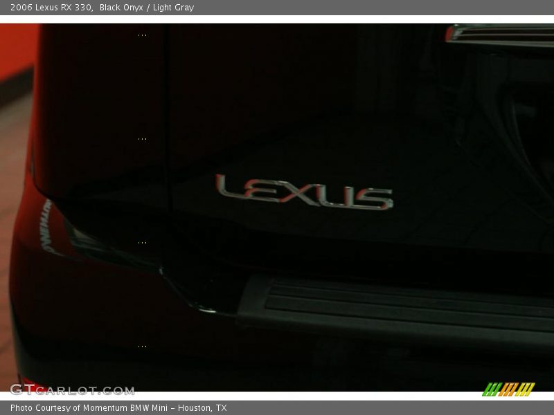 Black Onyx / Light Gray 2006 Lexus RX 330