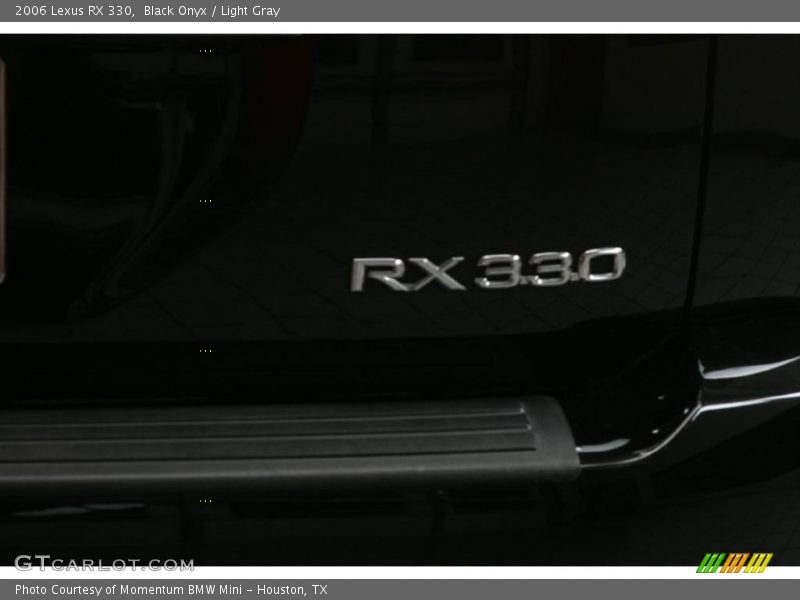 Black Onyx / Light Gray 2006 Lexus RX 330