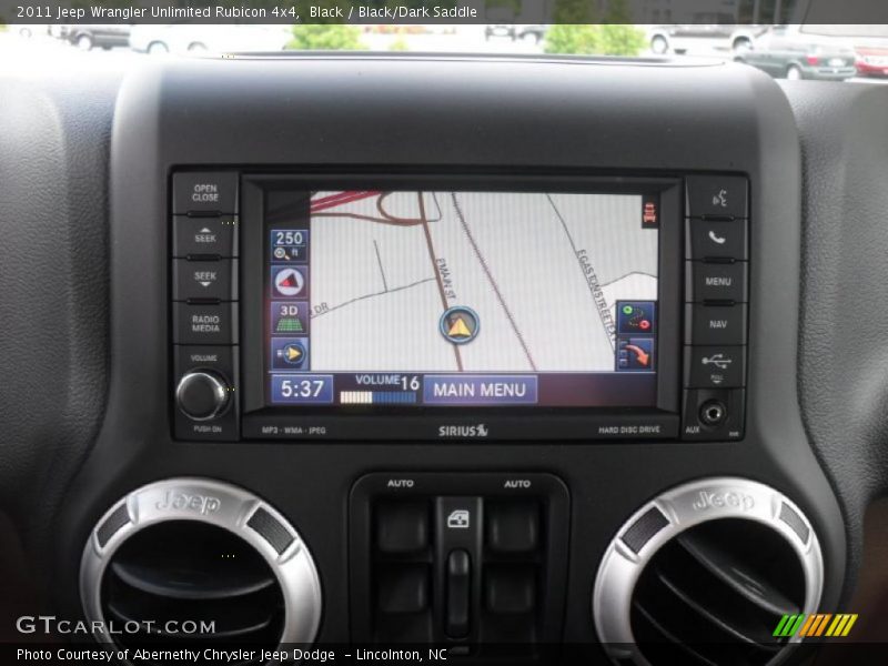 Navigation of 2011 Wrangler Unlimited Rubicon 4x4