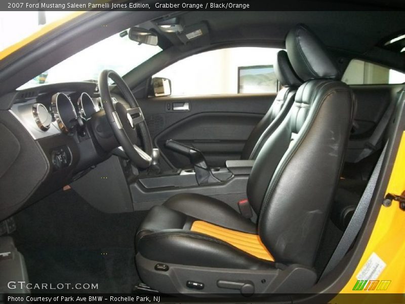  2007 Mustang Saleen Parnelli Jones Edition Black/Orange Interior