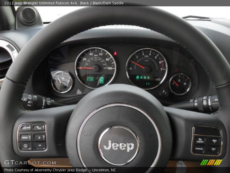  2011 Wrangler Unlimited Rubicon 4x4 Steering Wheel