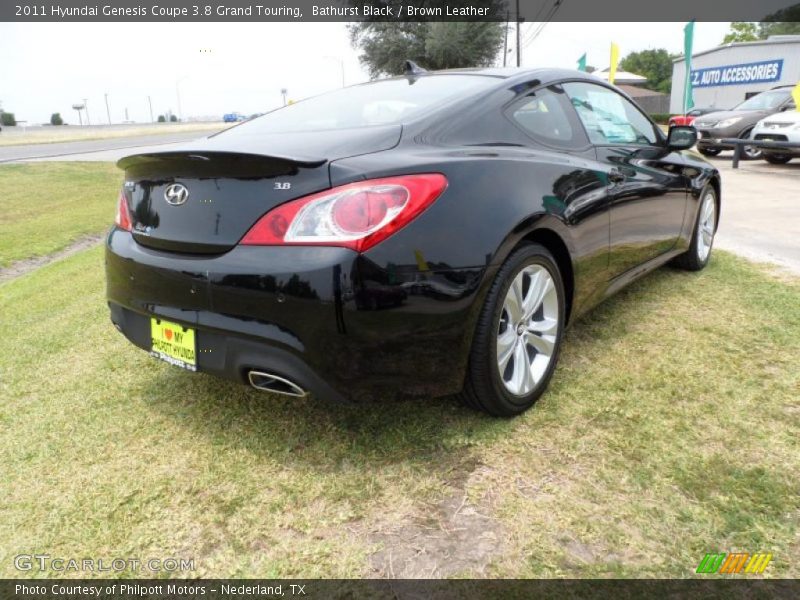 Bathurst Black / Brown Leather 2011 Hyundai Genesis Coupe 3.8 Grand Touring