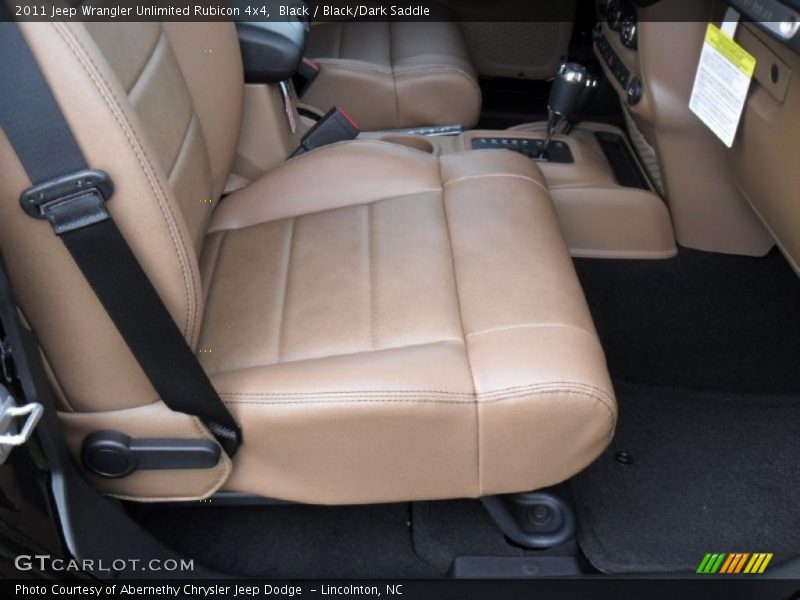 Black / Black/Dark Saddle 2011 Jeep Wrangler Unlimited Rubicon 4x4