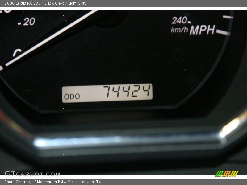 Black Onyx / Light Gray 2006 Lexus RX 330