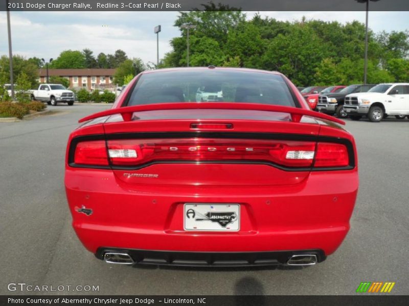 Redline 3-Coat Pearl / Black 2011 Dodge Charger Rallye