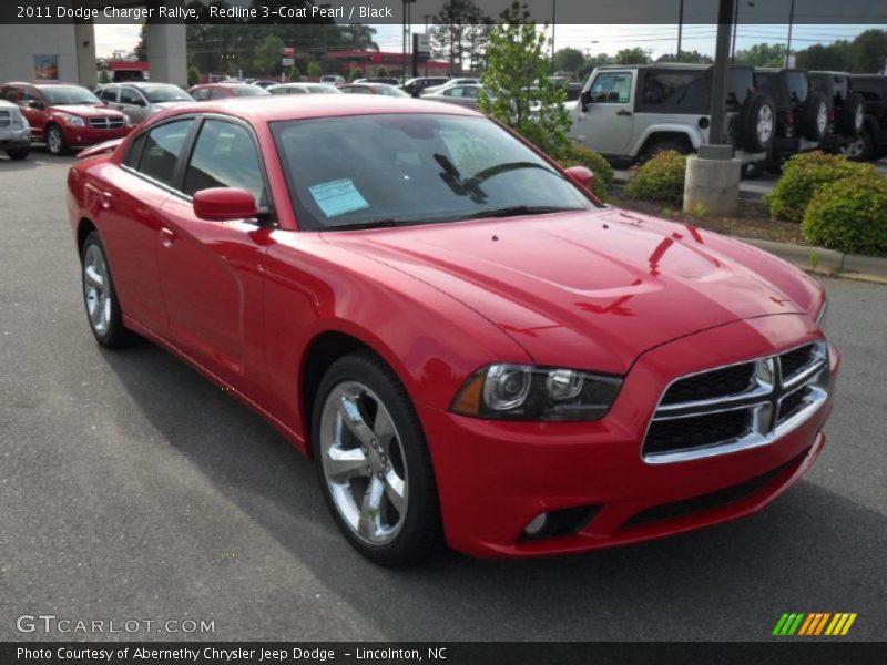 Redline 3-Coat Pearl / Black 2011 Dodge Charger Rallye