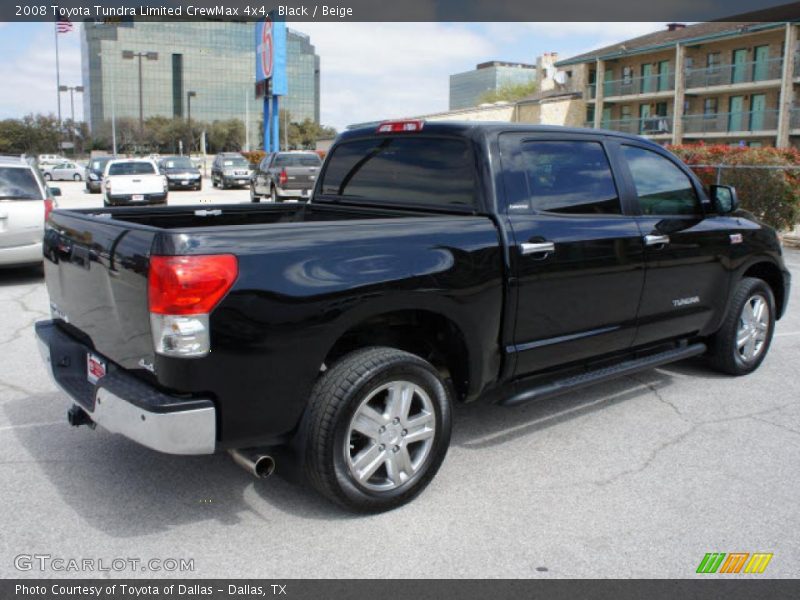 Black / Beige 2008 Toyota Tundra Limited CrewMax 4x4
