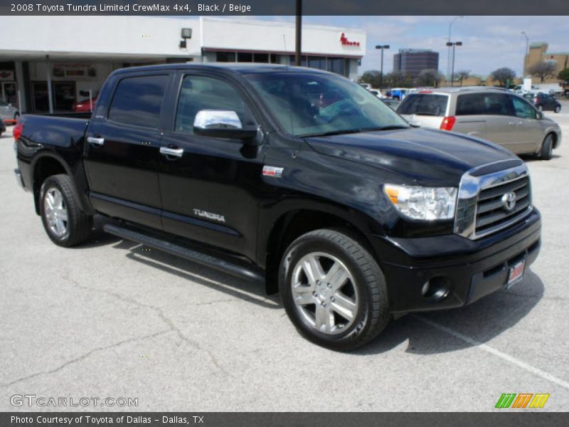 Black / Beige 2008 Toyota Tundra Limited CrewMax 4x4