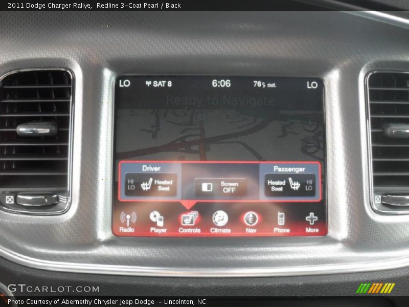 Redline 3-Coat Pearl / Black 2011 Dodge Charger Rallye