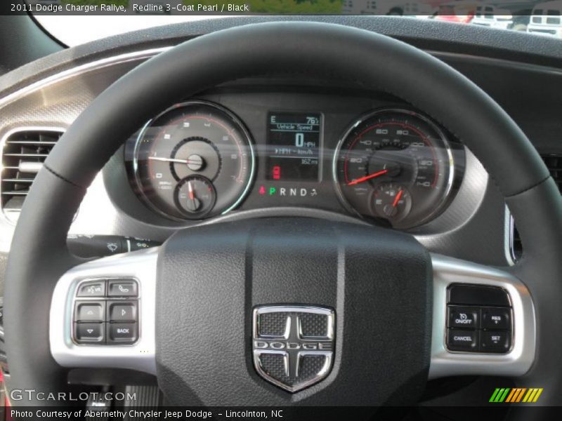 Redline 3-Coat Pearl / Black 2011 Dodge Charger Rallye