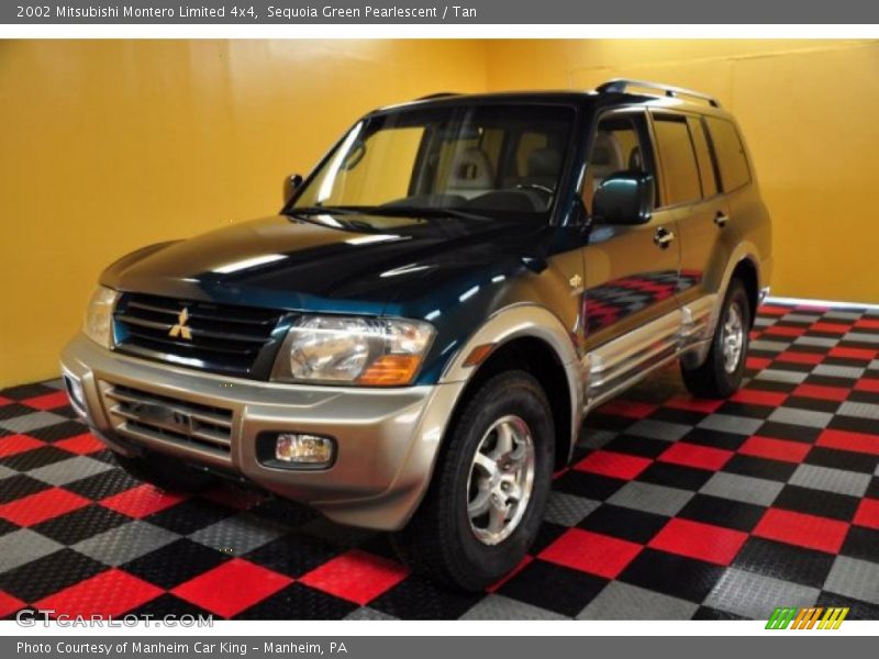 Sequoia Green Pearlescent / Tan 2002 Mitsubishi Montero Limited 4x4