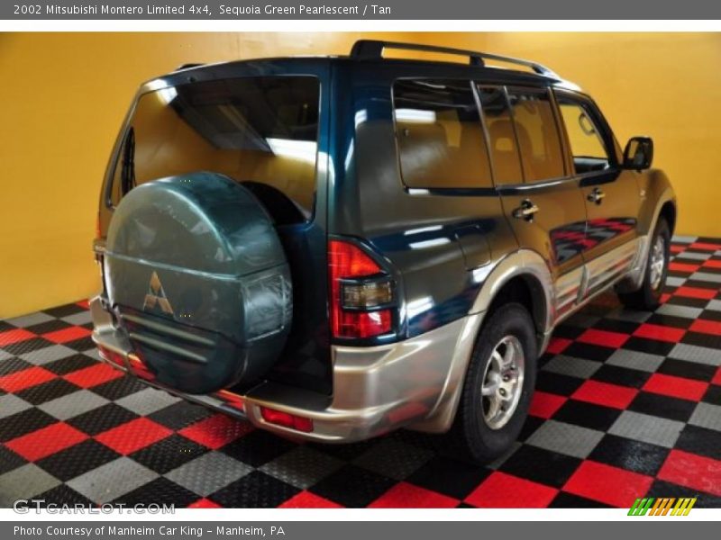Sequoia Green Pearlescent / Tan 2002 Mitsubishi Montero Limited 4x4