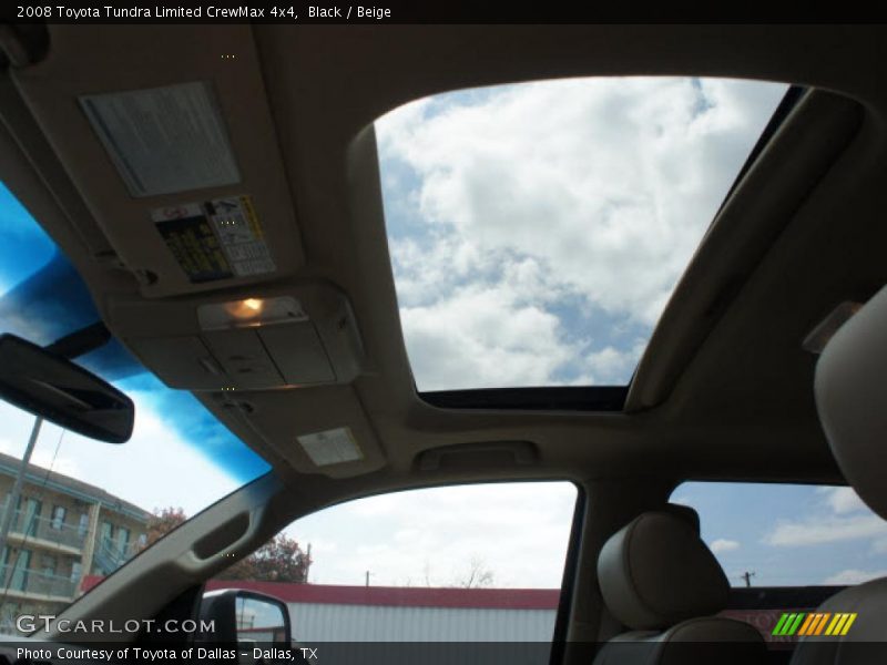 Black / Beige 2008 Toyota Tundra Limited CrewMax 4x4