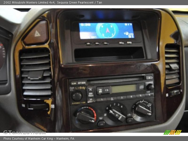 Sequoia Green Pearlescent / Tan 2002 Mitsubishi Montero Limited 4x4