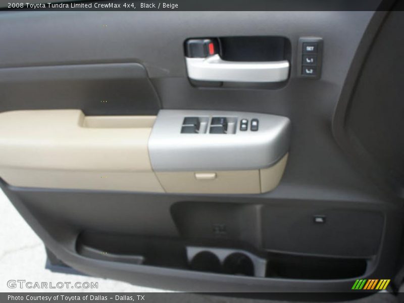 Black / Beige 2008 Toyota Tundra Limited CrewMax 4x4