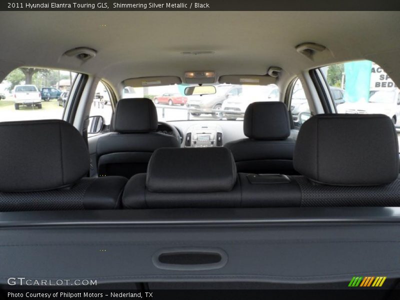Shimmering Silver Metallic / Black 2011 Hyundai Elantra Touring GLS