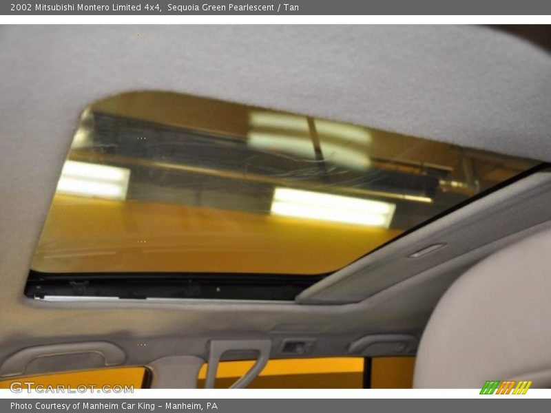 Sequoia Green Pearlescent / Tan 2002 Mitsubishi Montero Limited 4x4
