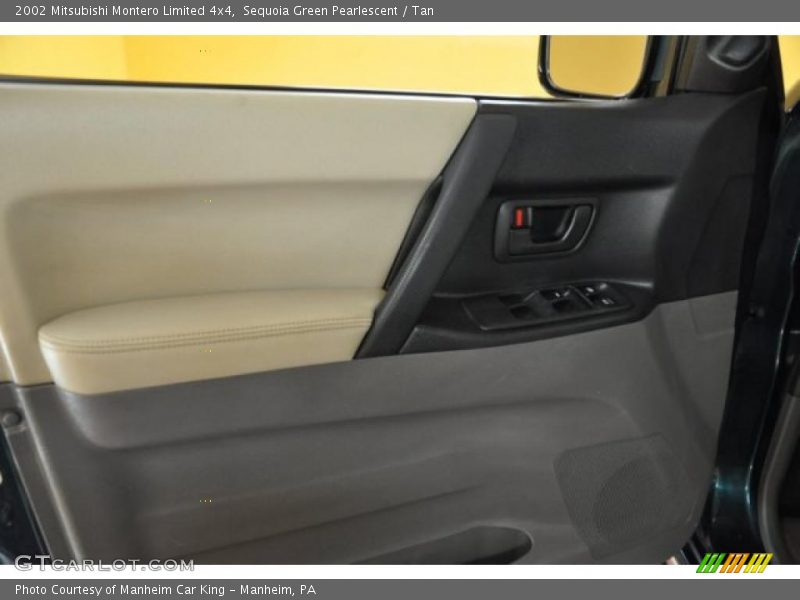 Sequoia Green Pearlescent / Tan 2002 Mitsubishi Montero Limited 4x4
