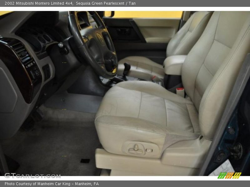 Sequoia Green Pearlescent / Tan 2002 Mitsubishi Montero Limited 4x4