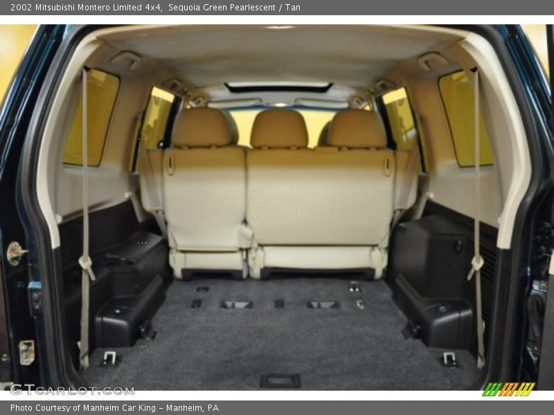 Sequoia Green Pearlescent / Tan 2002 Mitsubishi Montero Limited 4x4