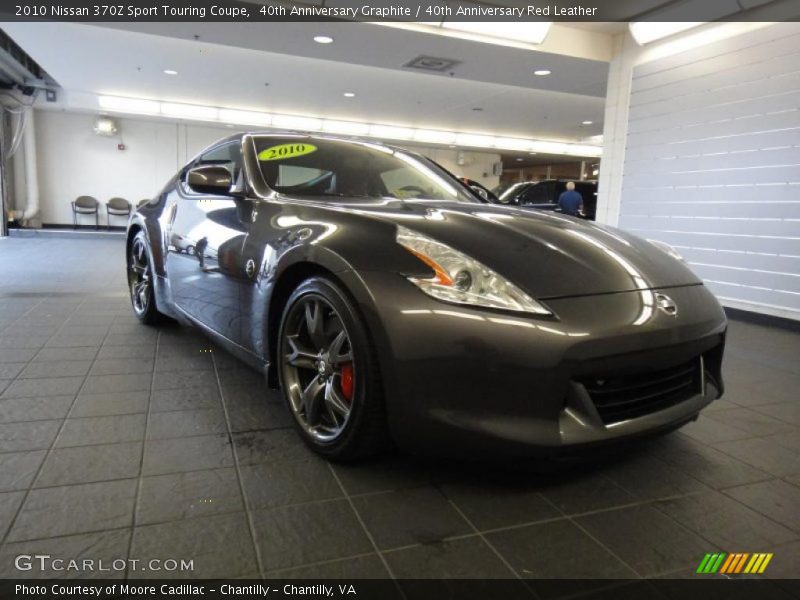 40th Anniversary Graphite / 40th Anniversary Red Leather 2010 Nissan 370Z Sport Touring Coupe