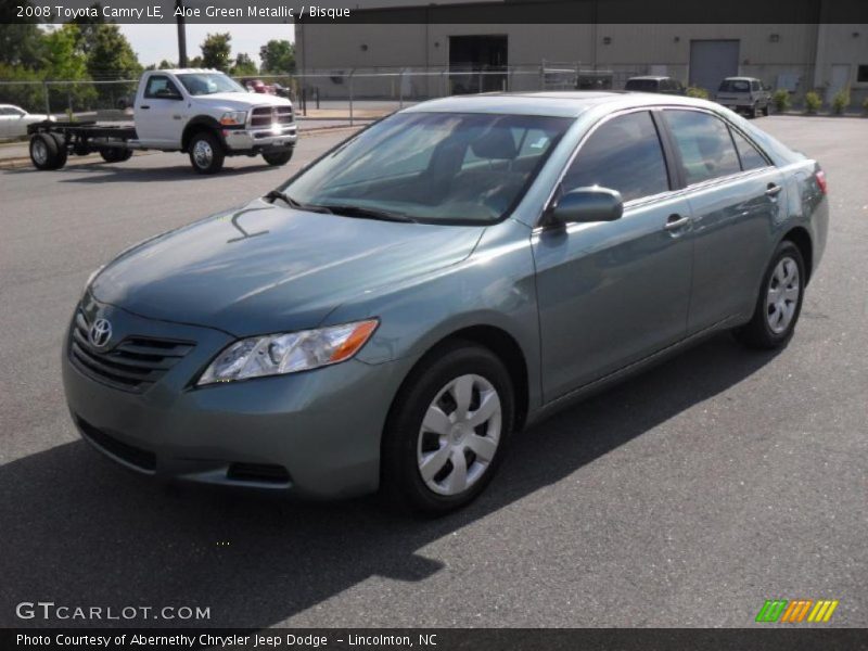 Aloe Green Metallic / Bisque 2008 Toyota Camry LE