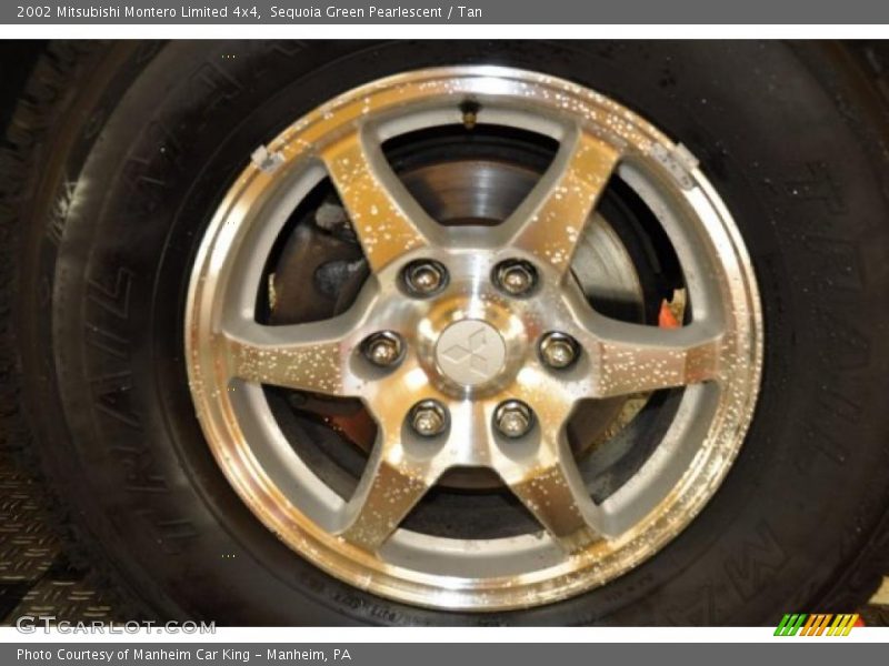 Sequoia Green Pearlescent / Tan 2002 Mitsubishi Montero Limited 4x4