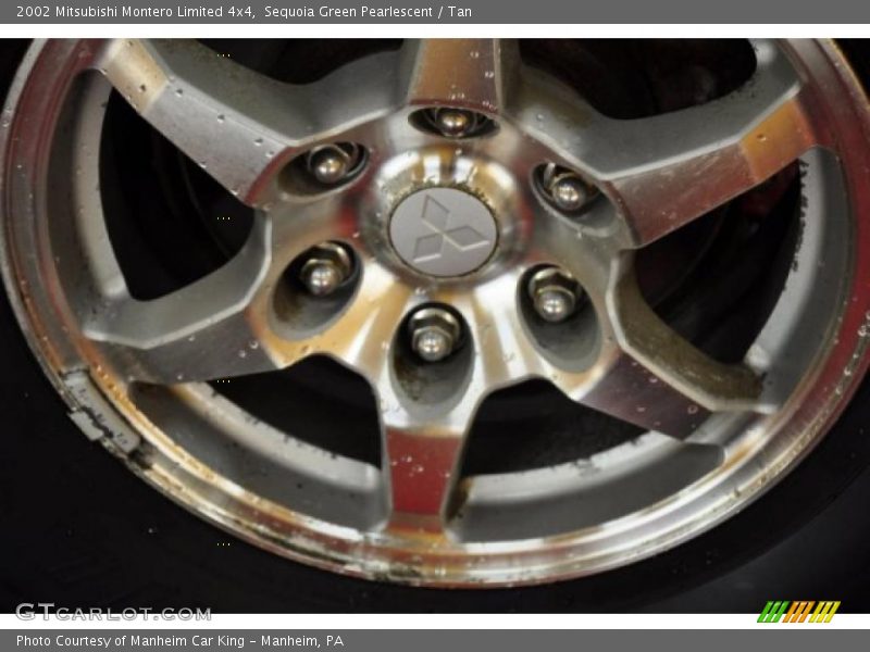 Sequoia Green Pearlescent / Tan 2002 Mitsubishi Montero Limited 4x4