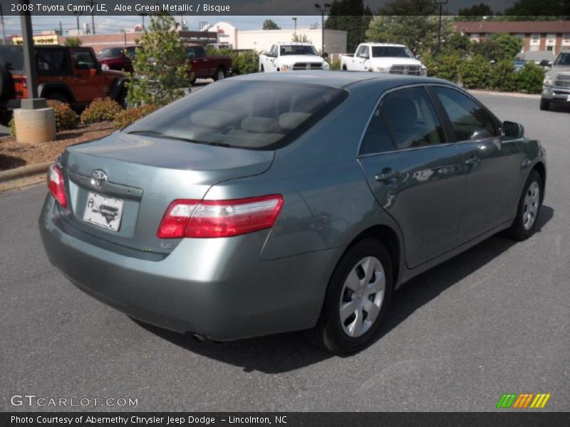 Aloe Green Metallic / Bisque 2008 Toyota Camry LE