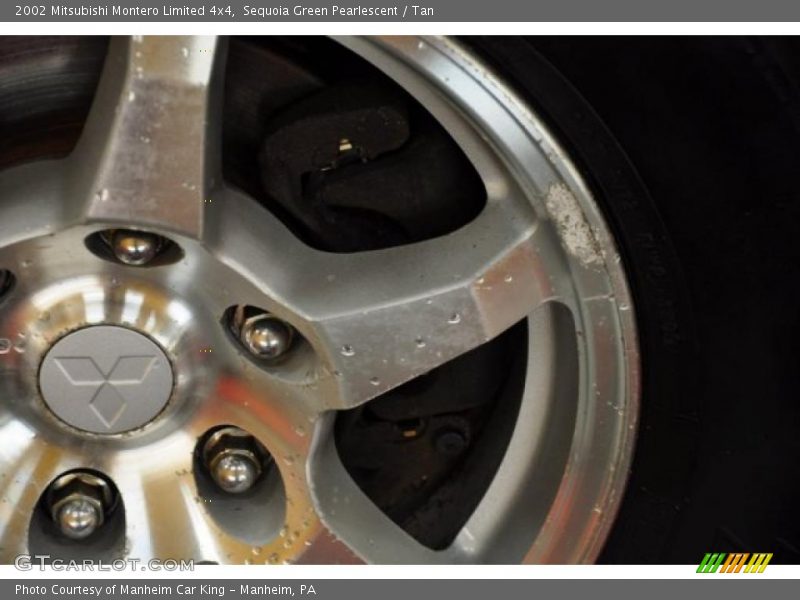 Sequoia Green Pearlescent / Tan 2002 Mitsubishi Montero Limited 4x4