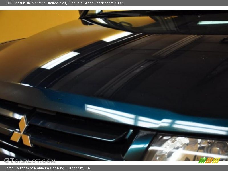 Sequoia Green Pearlescent / Tan 2002 Mitsubishi Montero Limited 4x4