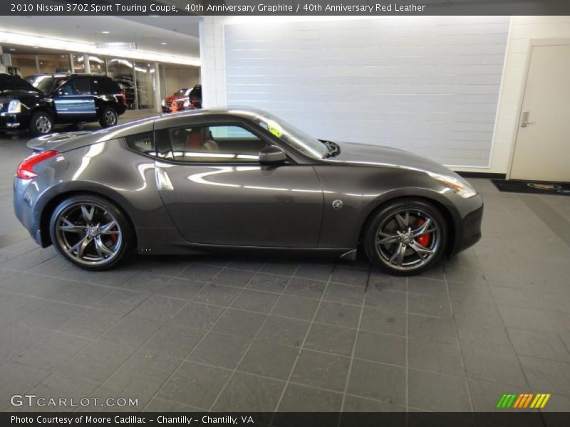 40th Anniversary Graphite / 40th Anniversary Red Leather 2010 Nissan 370Z Sport Touring Coupe