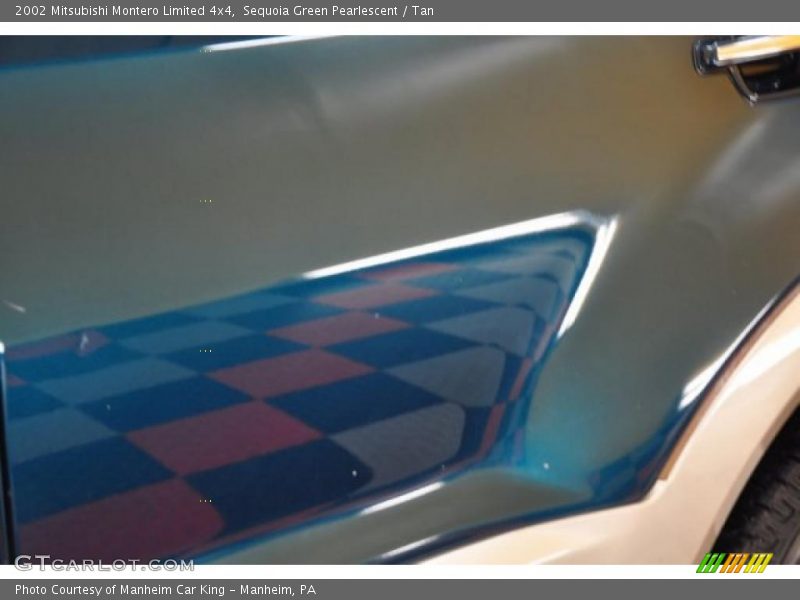 Sequoia Green Pearlescent / Tan 2002 Mitsubishi Montero Limited 4x4