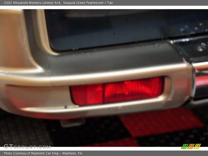 Sequoia Green Pearlescent / Tan 2002 Mitsubishi Montero Limited 4x4