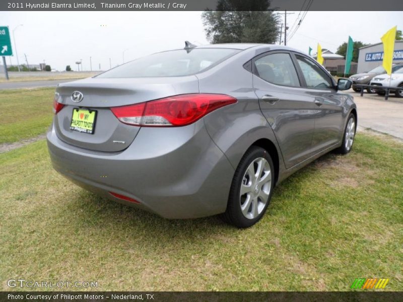 Titanium Gray Metallic / Gray 2011 Hyundai Elantra Limited