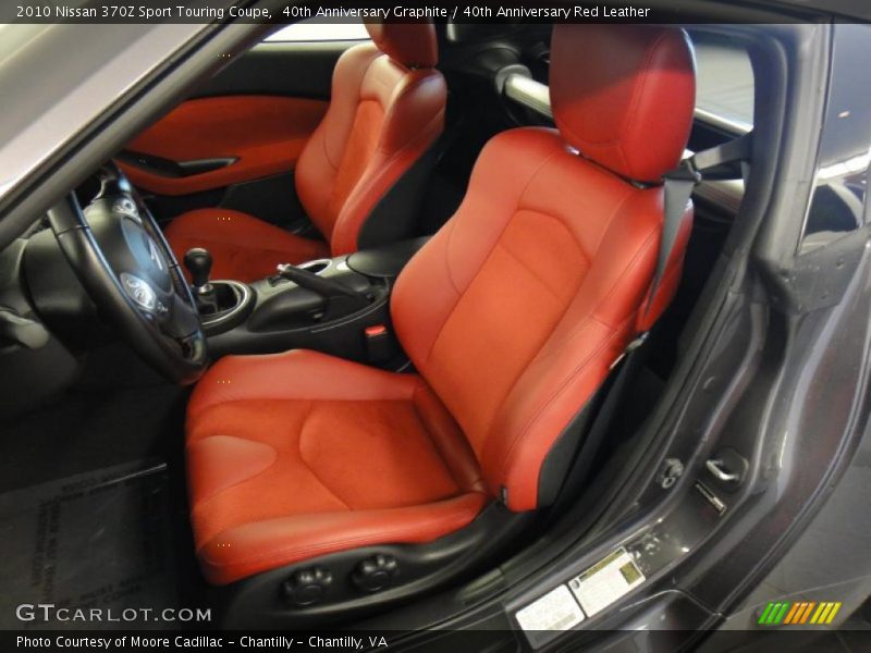  2010 370Z Sport Touring Coupe 40th Anniversary Red Leather Interior