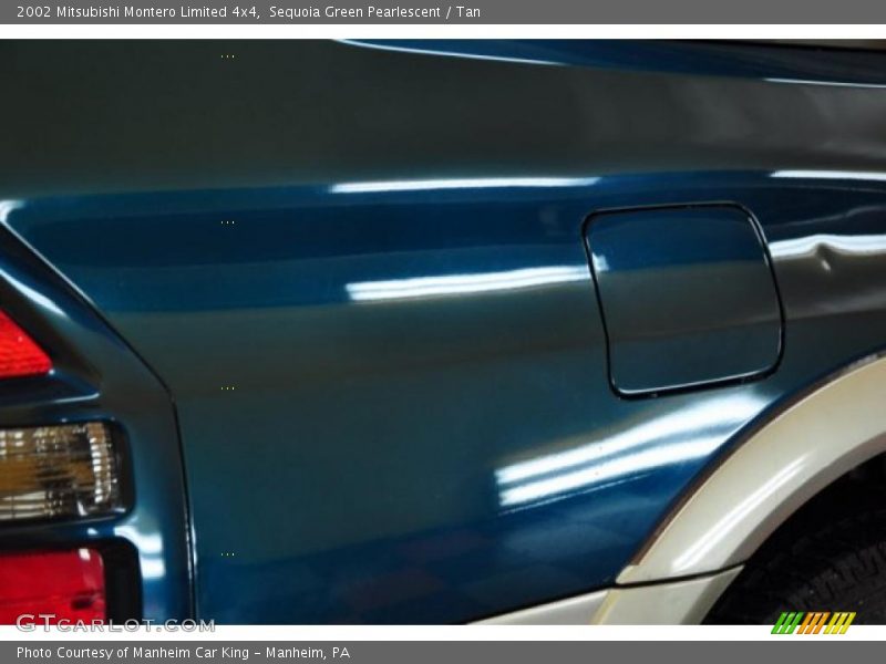 Sequoia Green Pearlescent / Tan 2002 Mitsubishi Montero Limited 4x4