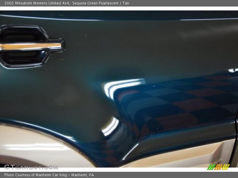 Sequoia Green Pearlescent / Tan 2002 Mitsubishi Montero Limited 4x4