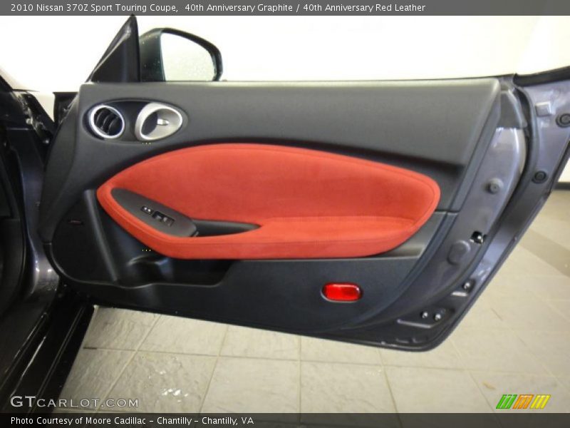 40th Anniversary Graphite / 40th Anniversary Red Leather 2010 Nissan 370Z Sport Touring Coupe