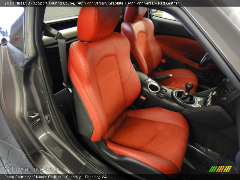  2010 370Z Sport Touring Coupe 40th Anniversary Red Leather Interior