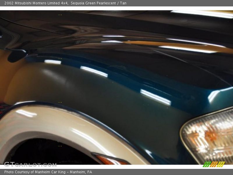Sequoia Green Pearlescent / Tan 2002 Mitsubishi Montero Limited 4x4