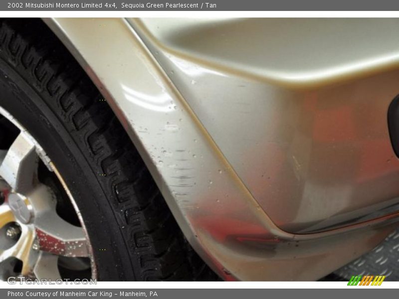 Sequoia Green Pearlescent / Tan 2002 Mitsubishi Montero Limited 4x4