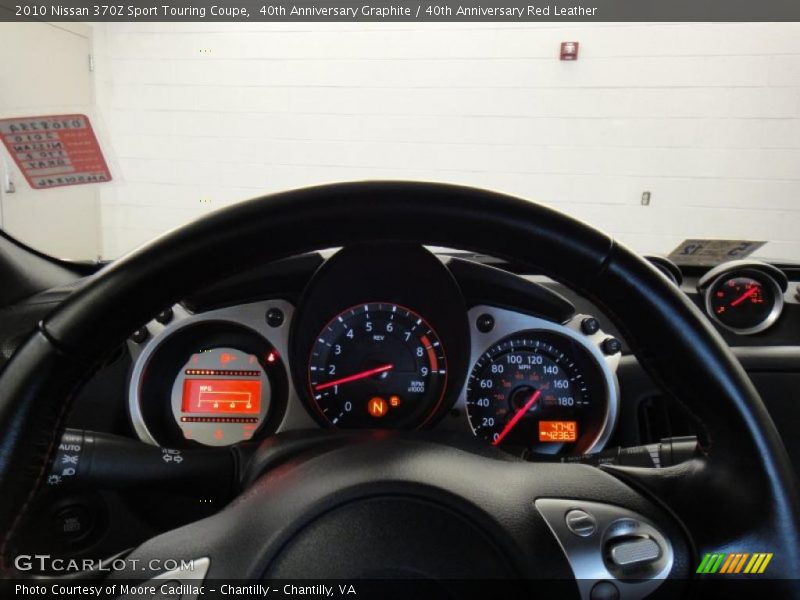 40th Anniversary Graphite / 40th Anniversary Red Leather 2010 Nissan 370Z Sport Touring Coupe