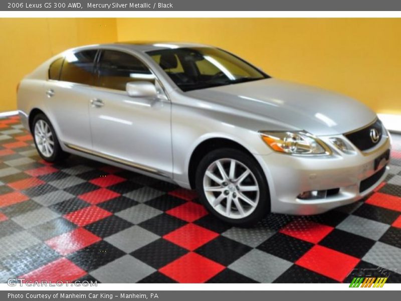 Mercury Silver Metallic / Black 2006 Lexus GS 300 AWD