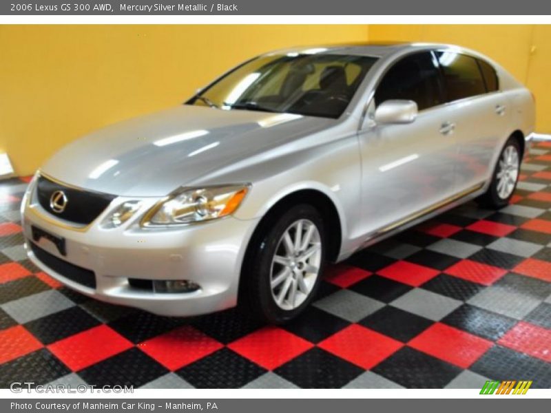 Mercury Silver Metallic / Black 2006 Lexus GS 300 AWD
