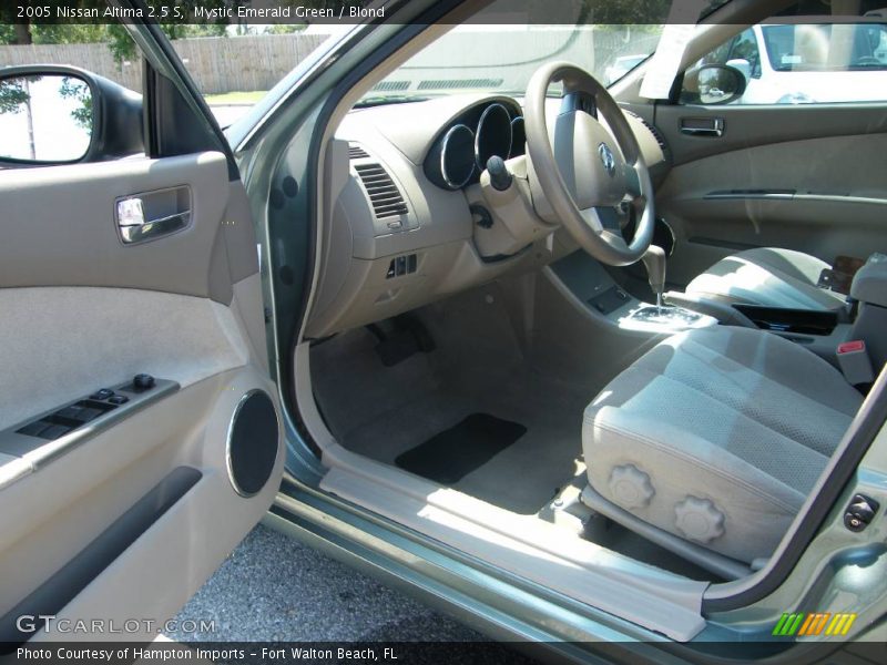 Mystic Emerald Green / Blond 2005 Nissan Altima 2.5 S