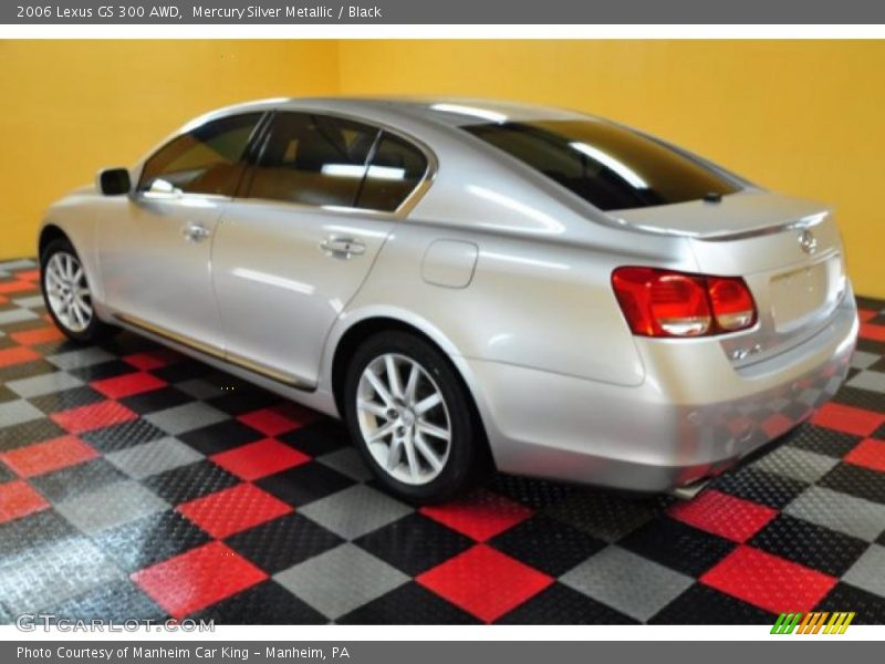 Mercury Silver Metallic / Black 2006 Lexus GS 300 AWD